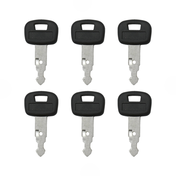 Ignition Keys RC411-53933 6Pcs For Kubota 