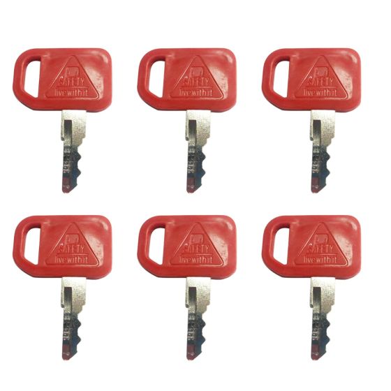 Ignition Key ELI80-0138 6PCS for Hitachi for John Deere for Fiat for Case for New Holland