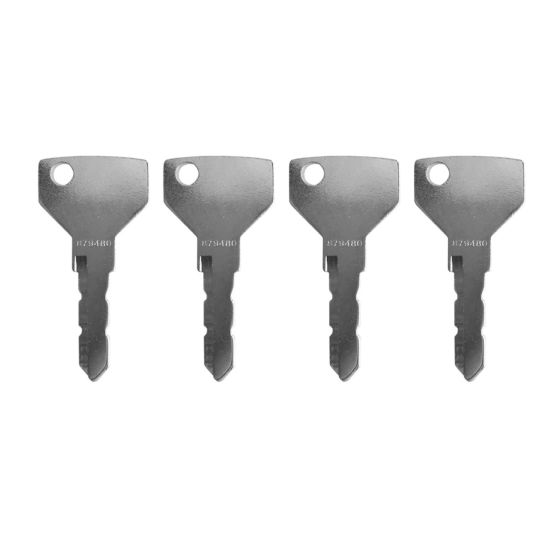 Ignition Keys AM879480 4Pcs for John Deere for Yanmar for New Holland for Cub Cadet