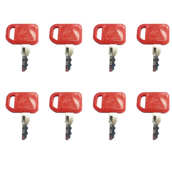 Ignition Key ELI80-0138 8PCS For John Deere For Fiat For Case For Hitachi For New Holland