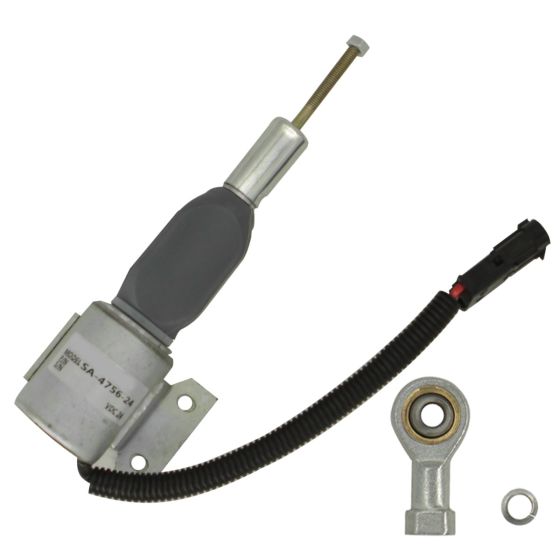 Diesel Shut Off Solenoid SA-4756-24 24V For Cummins For Hyundai For Komatsu
