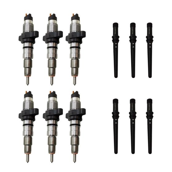 Fuel Injectors 0 445 120 018 6PCS with Connector Tube for Dodge
