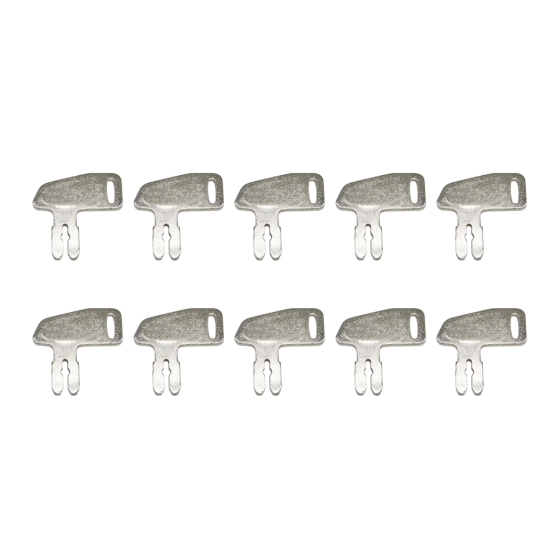Isolator Disconnect Key Set 10Pcs K2C166 For Komatsu 