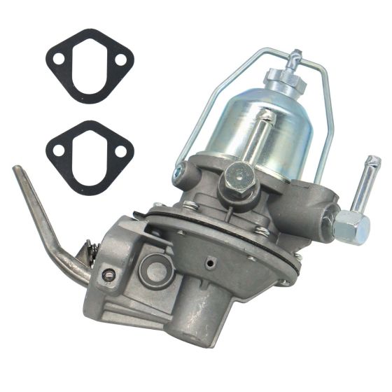Fuel Pump With Gaskets N-17010-50K00 Compatible With Nissan Engine K15 K21 K25 H15-2 H20-2 H25-2 H15 H20 H25