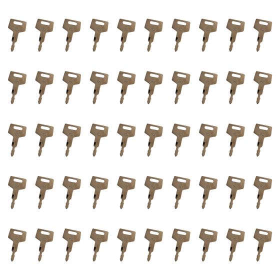 Ignition Keys 50Pcs H806 For Gehl For Takeuchi For New Holland For Mustang For Hitachi For Case 