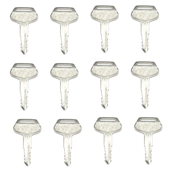 Ignition Keys 787 12PCS for Komatsu for Kalmar for John Deere
