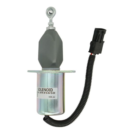 12V Fuel Shut Down Solenoid 3935649 For Cummins For Bosch For Ford Freightliner
