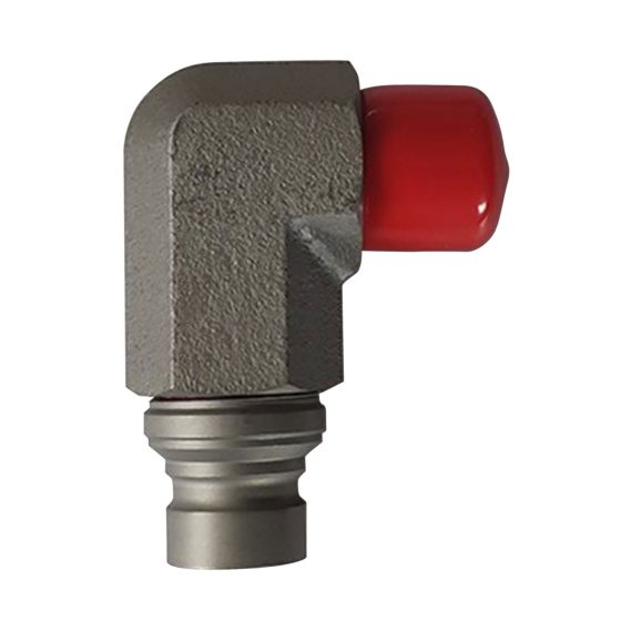 Female Right Angle Coupler 1/2 Body 3/4 UNF/ORB Thread 7246792 for Bobcat