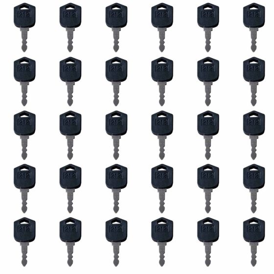 30Pcs Ignition Keys 212 for Doosan Daewoo
