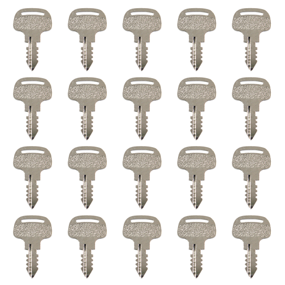 20Pcs Ignition Key 18510-63720 for Kubota 