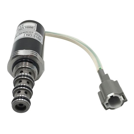 Safety Locking Valve Solenoid KWE5K-20/G24D05 for Kato