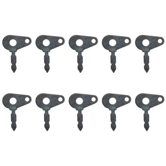10 PCS Ignition Key T250 For Case For Massey Ferguson