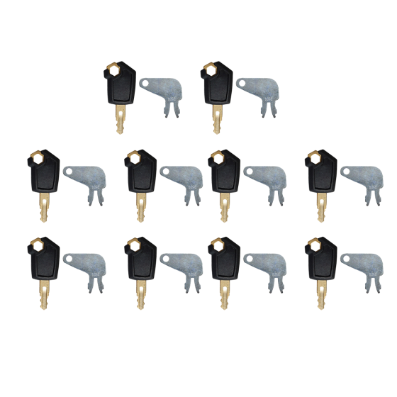 10 Pair Ignition Key 5P8500 and 8398 For Caterpillar