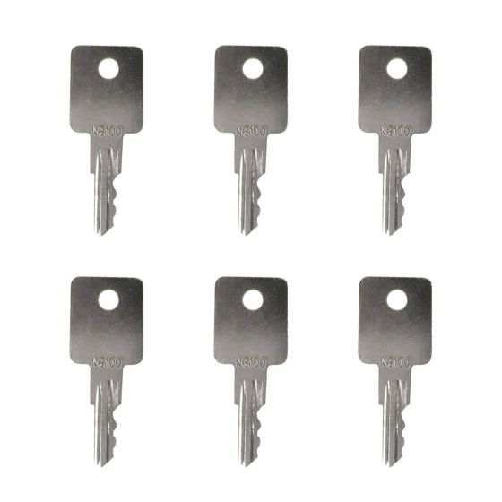 6PCS NG100 Ignition Key for Terex 