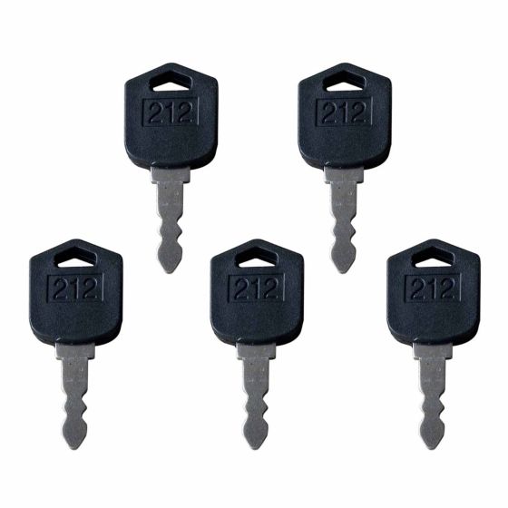 5Pcs Ignition Keys D554212 for Doosan Daewoo 