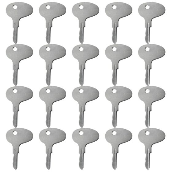 20pc Keys 123243 For Caterpillar For Kubota