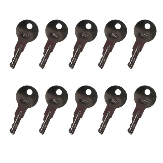 10 PCS Ignition Keys For Caterpillar For Link-Belt