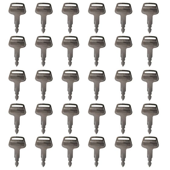30Pcs Ignition Starter Key KV02 for KATO